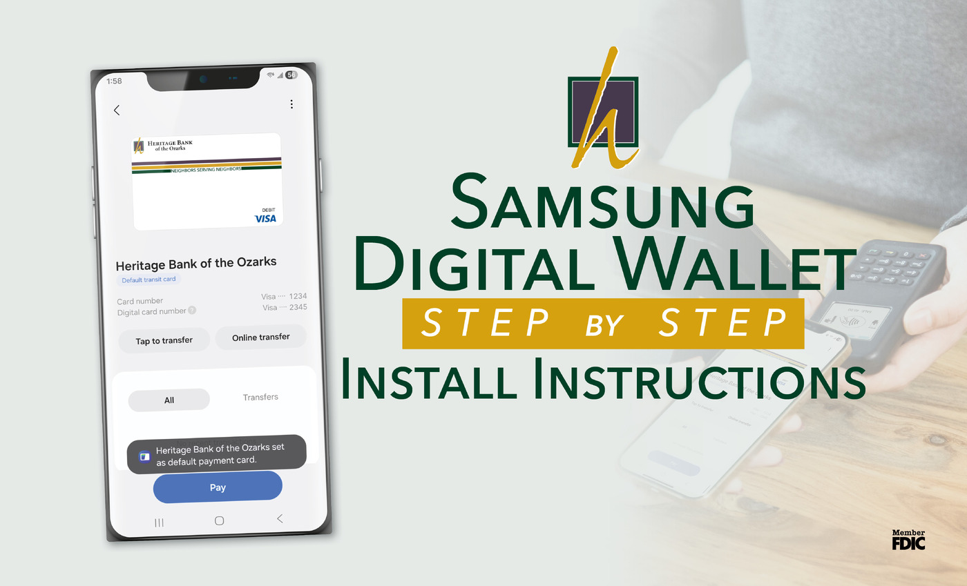 Samsung Digital Wallet Step by Step instructions
