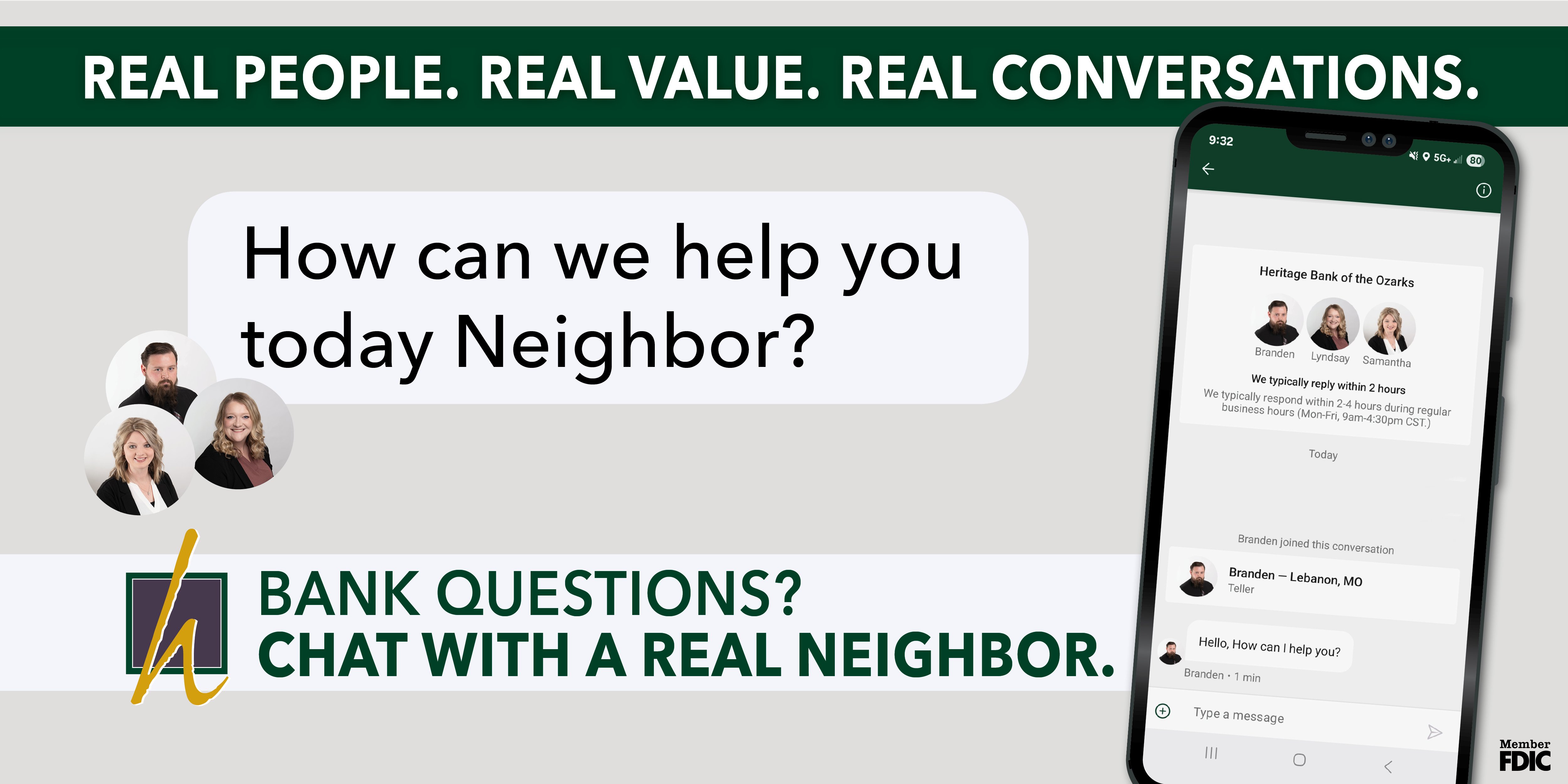 Real People. Real Value. Real Conversations.