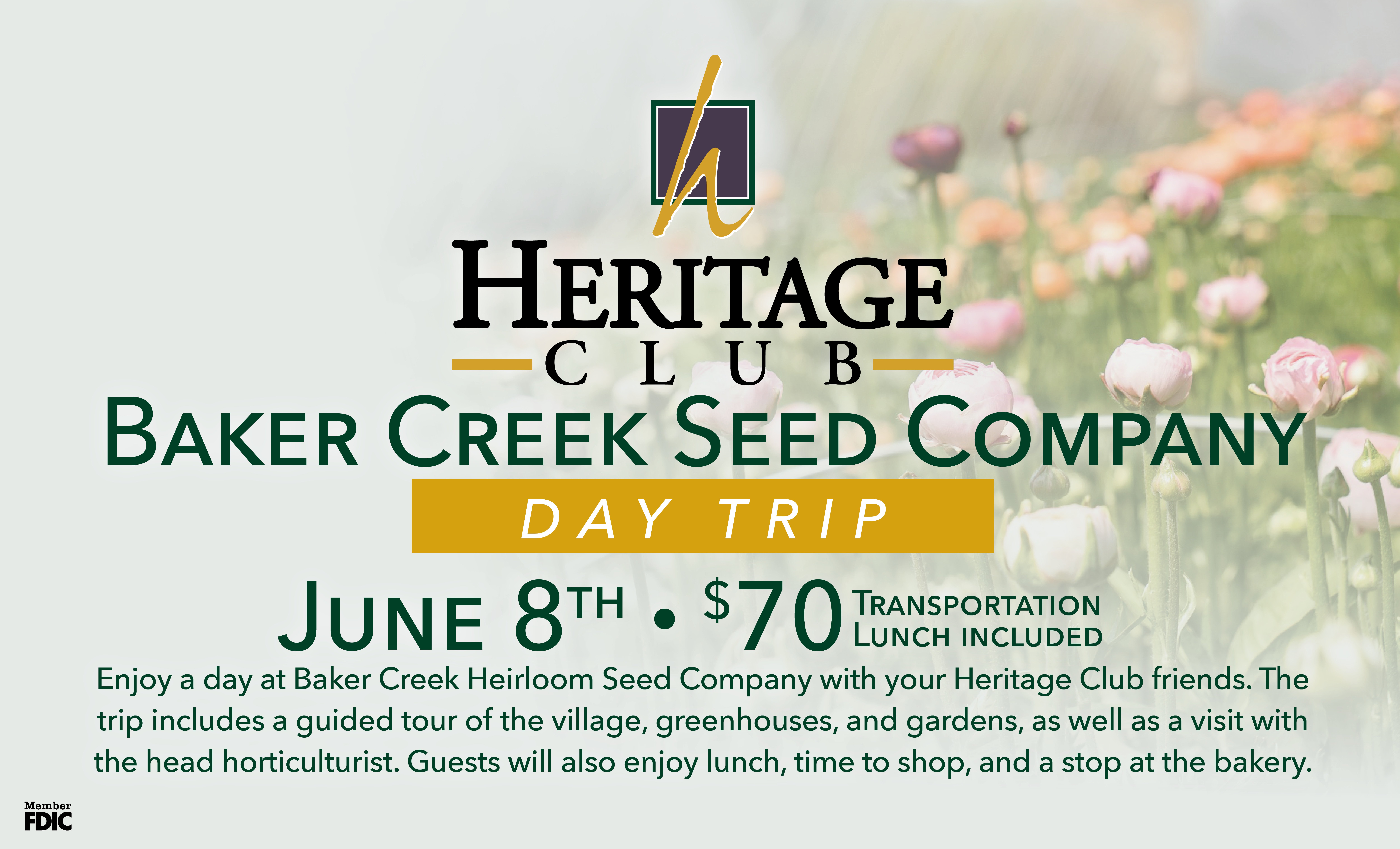 June 8th - Baker Creek Seed Co. & MORE