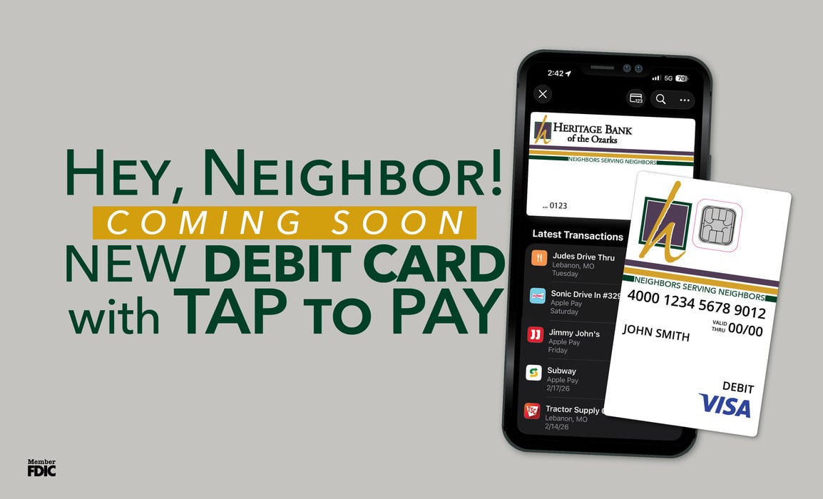 Your New Contactless Debit Card Is Coming April 27, 2026