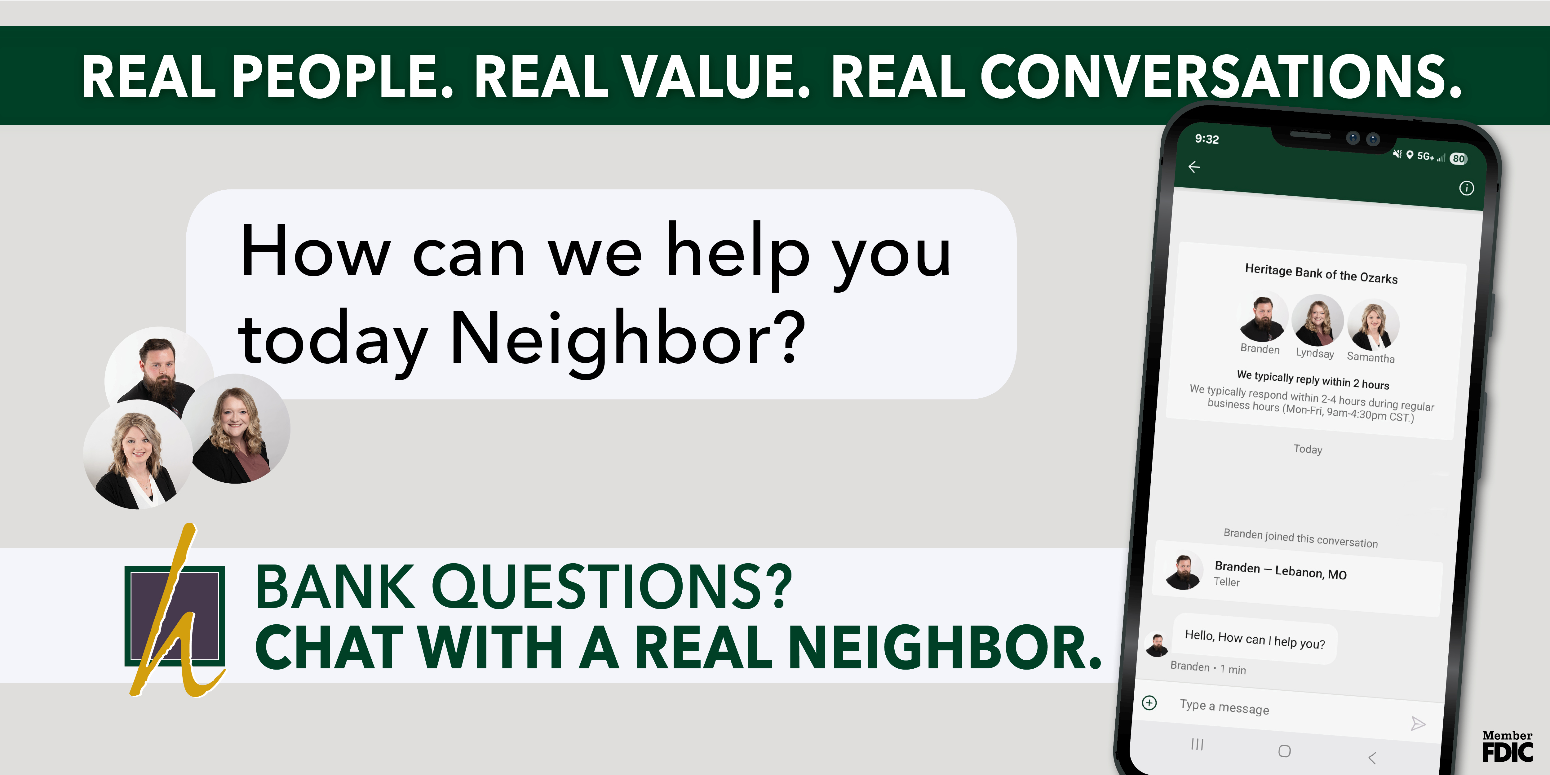 Real People. Real Value. Real Conversations.